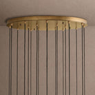 Colleena Fluted Glass Round Chandelier - 48"Blushlighting