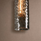 Colleena Hammered Glass Pendant - Blushlighting