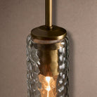 Colleena Hammered Glass Pendant - Blushlighting