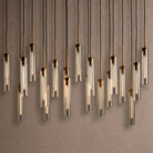 Colleena Linear Fluted Glass Chandelier - Blushlighting