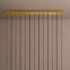 Colleena Linear Fluted Glass Chandelier - Blushlighting