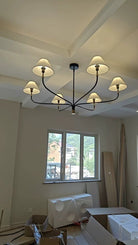 Collin Metal Round Chandelier 36" 51" - Bronze/Vintage BrassSmall - 36" Diam.Blushlighting