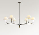 Collin Metal Round Chandelier 36" 51" - Bronze/Vintage BrassSmall - 36" Diam.Blushlighting