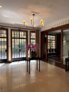 Collin Metal Round Chandelier 36" 51" - Bronze/Vintage BrassSmall - 36" Diam.Blushlighting