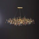 Colorful Raindrop Brass Branch Chandelier - ∅ 39.4″ x W 21.7″ x H 15.7″Brass & ColorfulBlushlighting