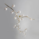 Contemporary Hand-blown Glass Globes Branch Chandelier for Dining Room Living Room and Kitchen Island-
