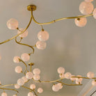 Contemporary Hand-blown Glass Globes Branch Chandelier for Dining Room Living Room and Kitchen Island-