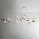 Contemporary Hand-blown Glass Globes Branch Chandelier for Dining Room Living Room and Kitchen Island-