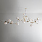 Contemporary Hand-blown Glass Globes Branch Chandelier for Dining Room Living Room and Kitchen Island-Chandeliers-L140"*W60"*H32"-Warm Light-Blushlighting