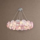 Contemporary Pink Murano Glass Round Chandelier, 31.5 inch - Pink10 Lights: Dia80cm*H17cm / Dia31.5" x H6.69"Blushlighting