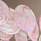 Contemporary Pink Murano Glass Round Chandelier, 31.5 inch - Green6 Lights: L90cm*W20cm*H17cm / L35.43" x W7.87" xH6.69"Blushlighting