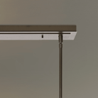 Contemporary Stainless Steel Linear Chandelier-Chandelier-Blushlighting-Blushlighting