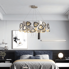 Contemporary Stainless Steel Round Chandelier-Chandelier-Blushlighting-Blushlighting