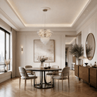 Corona Crystal Halo Chandelier - Φ600*H580mm/18LBlushlighting