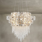 Corona Crystal Halo Chandelier - Φ800*H720mm/25LBlushlighting