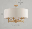 Cortez Chandelier 28" - Blushlighting