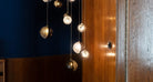 Cosmic Sphere Cascade Glass Chandelier - 3 - lights ∅ 11.8″ x H 59.1″ClearBlushlighting