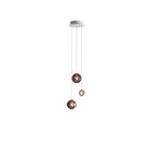Cosmic Sphere Cascade Glass Chandelier - 3 - lights ∅ 11.8″ x H 59.1″Smoke greyBlushlighting