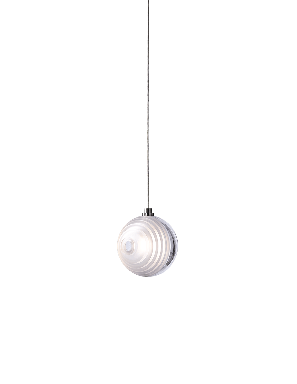 Cosmic Sphere Cascade Glass Chandelier - 3 - lights ∅ 11.8″ x H 59.1″ClearBlushlighting