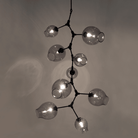Covington Drop Globe Branching Bubble Chandelier 38'' - Smoke GlassBronzeBlushlighting