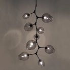 Covington Drop Globe Branching Bubble Chandelier 38''-Chandelier-Smoke Glass-Bronze-Blushlighting