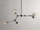 Covington Horizontal Globe Branching Bubble Chandelier-Chandelier-5-Light-Bronze-Blushlighting