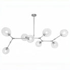 Covington Horizontal Globe Branching Bubble Chandelier - 8-LightNickelBlushlighting