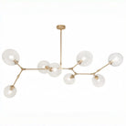 Covington Horizontal Globe Branching Bubble Chandelier - 8-LightNickelBlushlighting