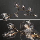 Covington Horizontal Globe Branching Bubble Chandelier-Chandelier-Blushlighting