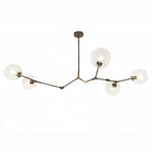 Covington Horizontal Globe Branching Bubble Chandelier - 8-LightNickelBlushlighting