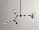 Covington Horizontal Globe Branching Bubble Chandelier-Chandelier-5-Light-Bronze-Blushlighting