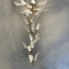 Creative Bionic Resin Leaves Chandelier for Living Room/Dining Room/Staircase - Flush Mount/D47.2"*H98.4"Warm LightBlushlighting