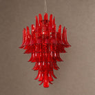 Crimson Tiered Chandelier - ∅ 31.5″ x H 47.2″Crimson & ChromeBlushlighting
