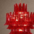 Crimson Tiered Chandelier - ∅ 31.5″ x H 47.2″Crimson & ChromeBlushlighting