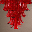 Crimson Tiered Chandelier - ∅ 31.5″ x H 47.2″Crimson & ChromeBlushlighting