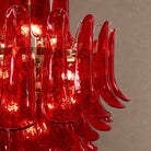 Crimson Tiered Chandelier - ∅ 31.5″ x H 47.2″Crimson & ChromeBlushlighting