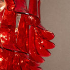 Crimson Tiered Chandelier - ∅ 31.5″ x H 47.2″Crimson & ChromeBlushlighting