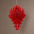 Crimson Tiered Chandelier - ∅ 31.5″ x H 47.2″Crimson & ChromeBlushlighting