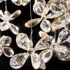Cross Star Flower Crystal Chandelier - ∅ 47.2″ x H 59.1″ / Dia 120cm x H 150cmSilver & ClearWarm LightBlushlighting