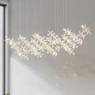 Cross Star Flower Crystal Chandelier - ∅ 47.2″ x H 59.1″ / Dia 120cm x H 150cmSilver & ClearWarm LightBlushlighting