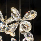 Cross Star Flower Crystal Chandelier - ∅ 47.2″ x H 59.1″ / Dia 120cm x H 150cmSilver & ClearWarm LightBlushlighting