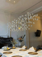 Cross Star Flower Crystal Chandelier - ∅ 47.2″ x H 59.1″ / Dia 120cm x H 150cmSilver & ClearWarm LightBlushlighting