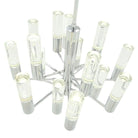 Crystal Cylinders Chandelier 16 Lights Dimmable - Blushlighting
