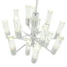 Crystal Cylinders Chandelier 16 Lights Dimmable - Blushlighting