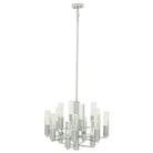 Crystal Cylinders Chandelier 16 Lights Dimmable - Blushlighting