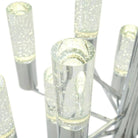 Crystal Cylinders Chandelier 16 Lights Dimmable - Blushlighting
