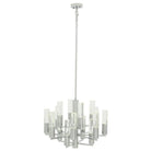 Crystal Cylinders Chandelier 16 Lights Dimmable - Blushlighting
