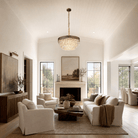 Crystal Halo Chandelier - Blushlighting