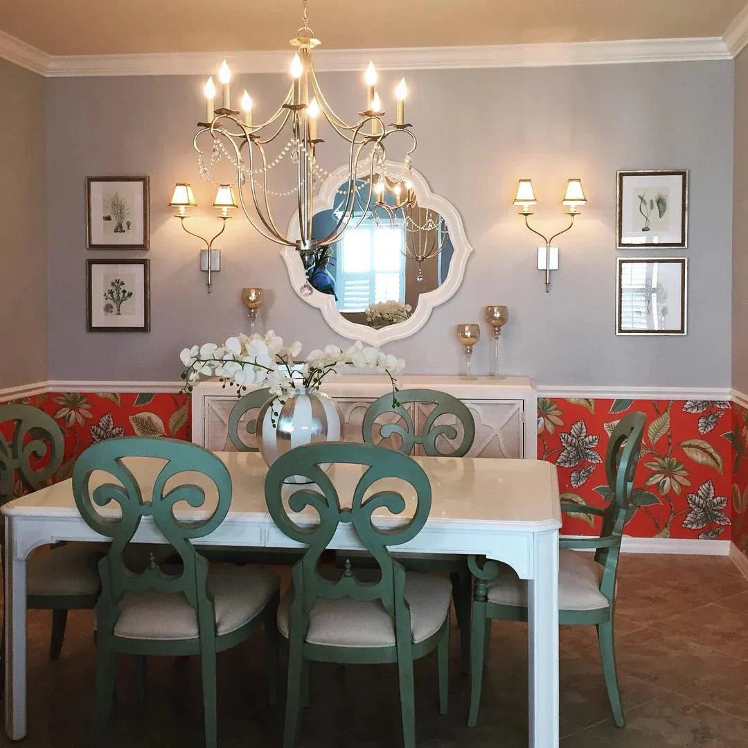 Crystal Lights Large Gold & Silver Chandelier For living room - SilverBlushlighting
