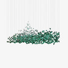 Crystal Stone Crystal Spiral Chandelier - Support customized drawingsBlushlighting